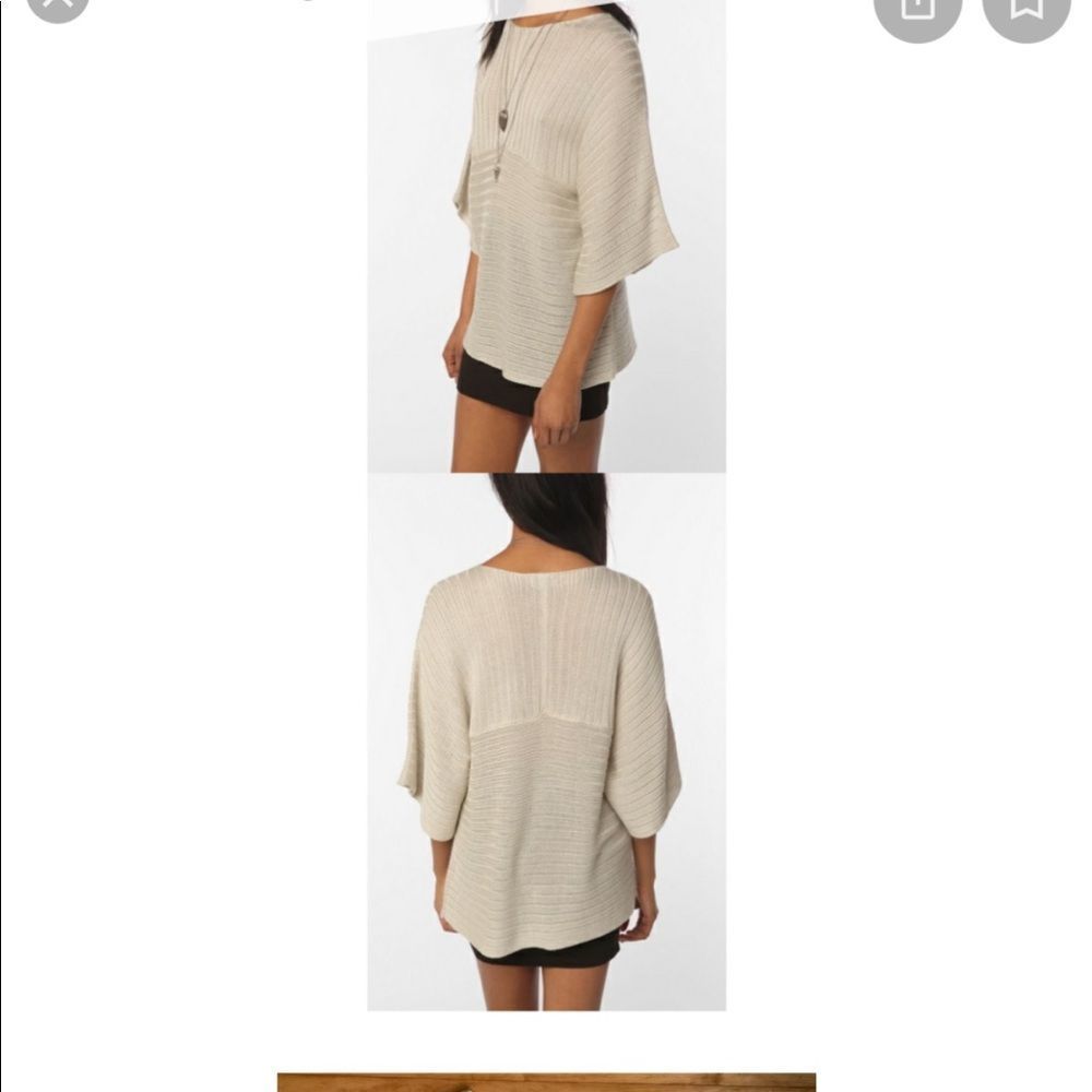 Super cool flare knit pull over sweater